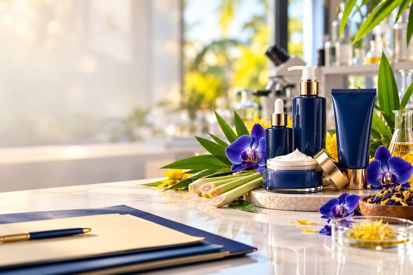 CSL ASEAN cosmetics regulatory services: skincare with orchid, lemongrass and tropical botanicals